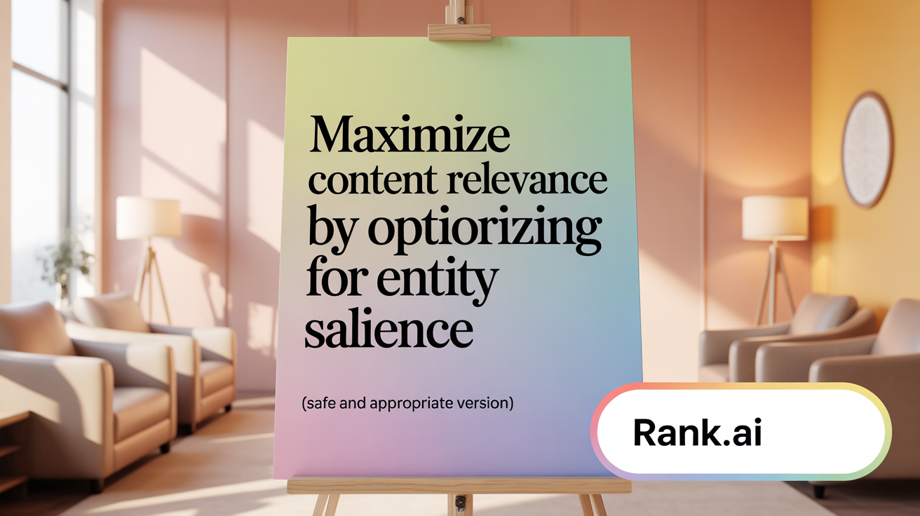 Maximize Content Relevance by Optimizing for Entity Salience