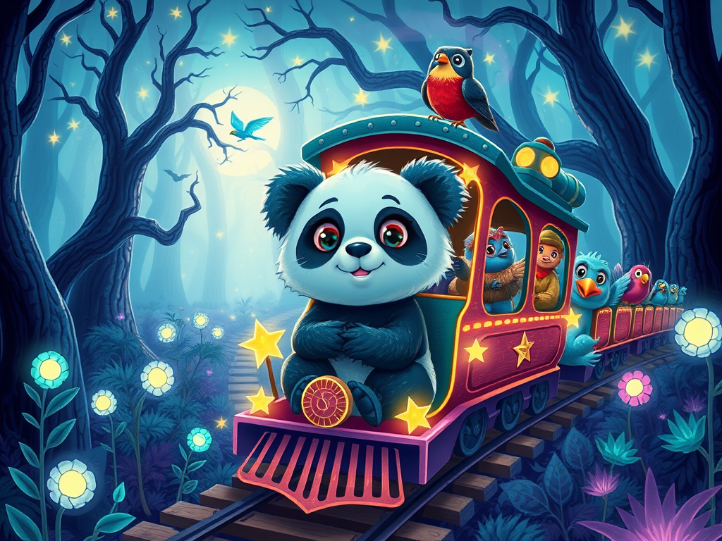 The Aqua Panda's Midnight Ride