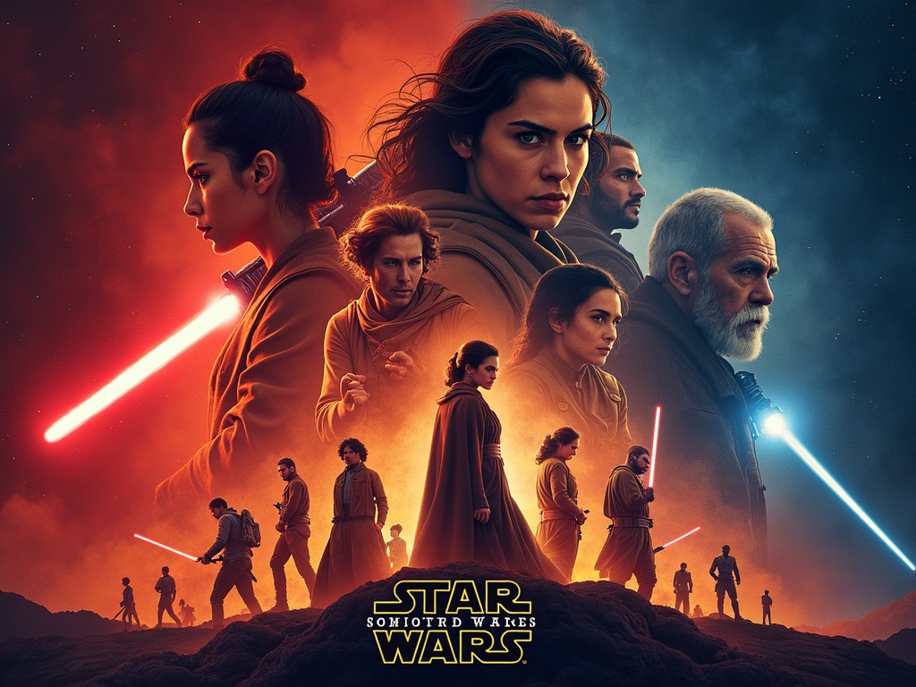 Leia's Force Awakens character poster