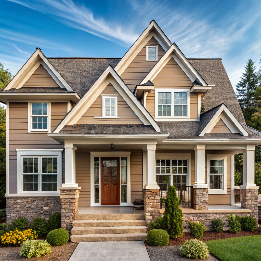 Modern Cape Cod House Design with Natural Siding