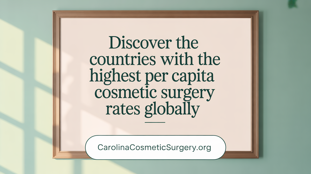 Discover the Countries Leading Per Capita Cosmetic Surgery Rates Globally