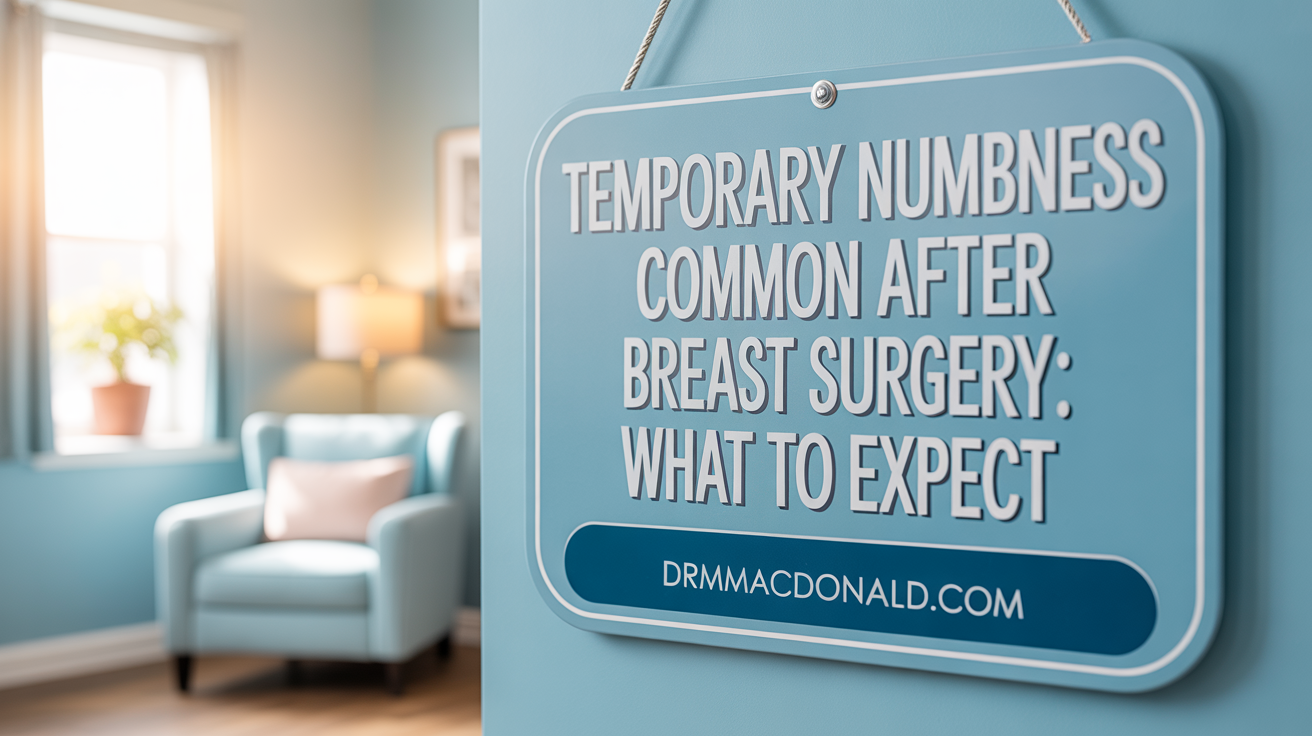 Temporary Numbness Common After Breast Surgery: What to Expect