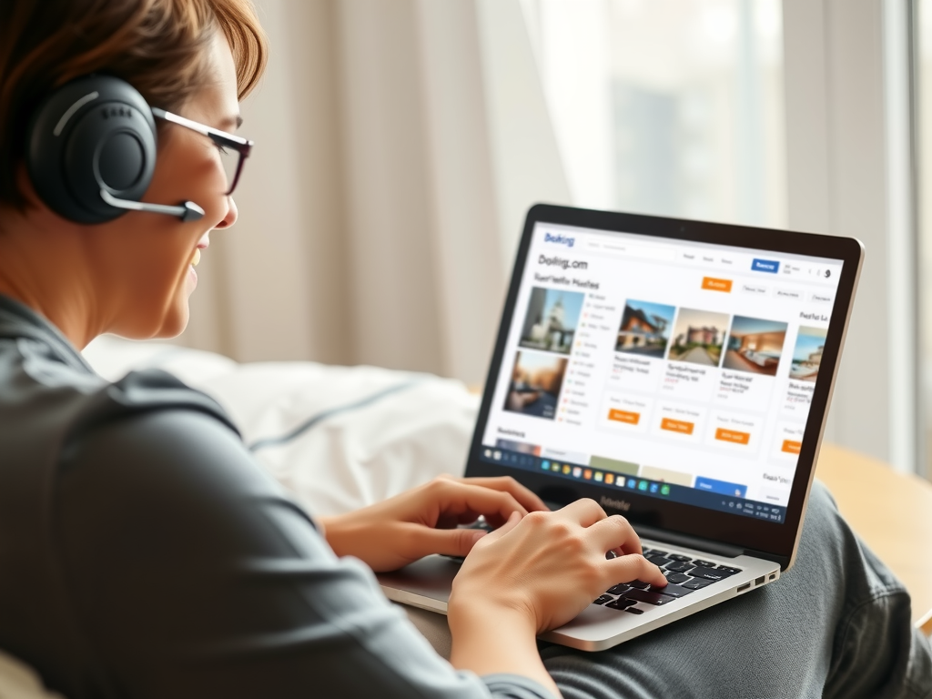نمادی از پرداخت آنلاین امن و سریع برای رزرو هتل در سایت Booking.com از طریق دلاری شو