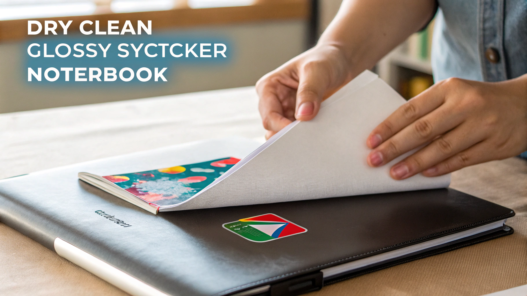 Sticker giấy dán trên sản phẩm khô ráo