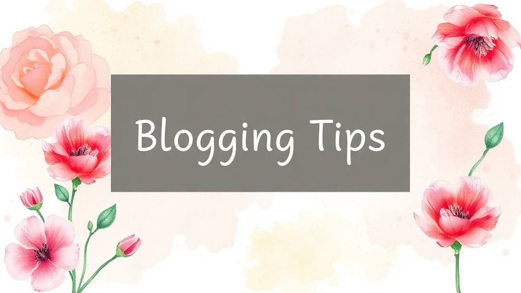 Blogging Tips image