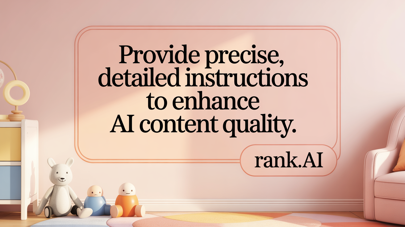 Provide Precise, Detailed Instructions to Enhance AI Content Quality