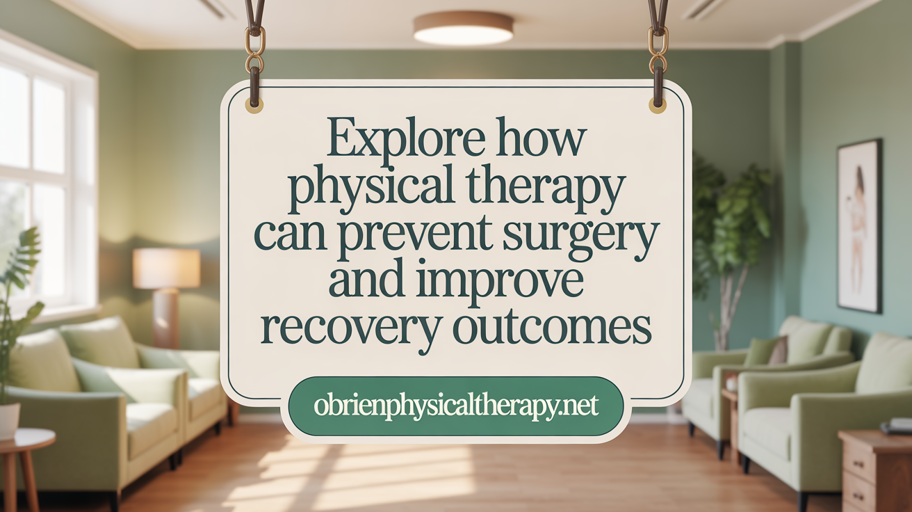Explore How Physical Therapy Can Prevent Surgery and Enhance Surgical Outcomes