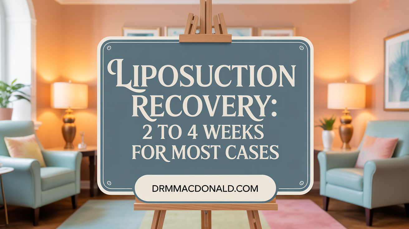 Liposuction Recovery: 2 to 4 Weeks for Most Cases