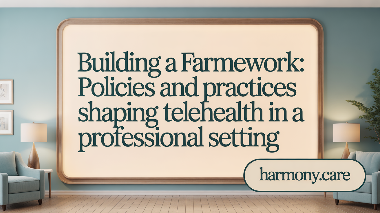Building a Framework: Policies and Practices Shaping Telehealth