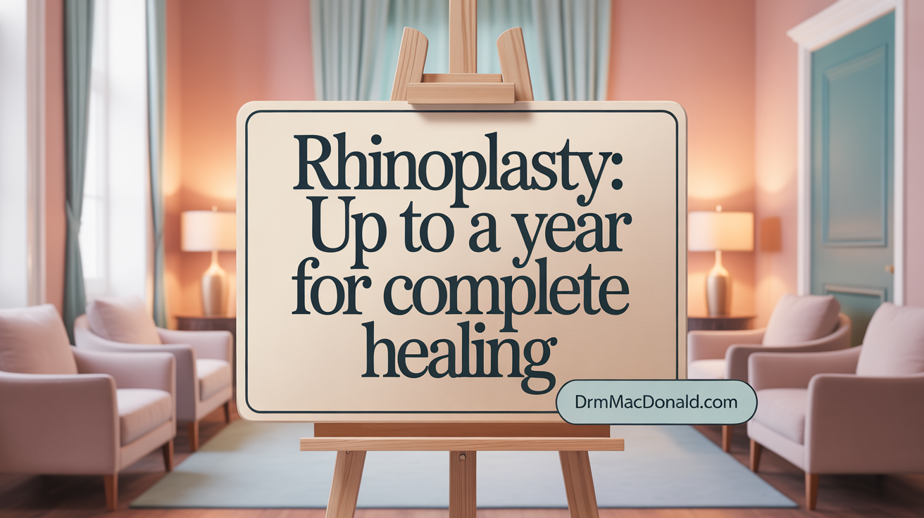 Rhinoplasty: Up to a Year for Complete Healing