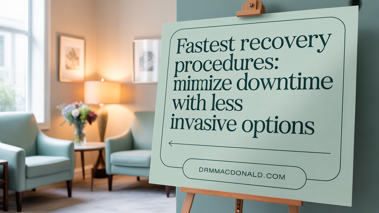 Fastest Recovery Procedures: Minimize Downtime with Less Invasive Options