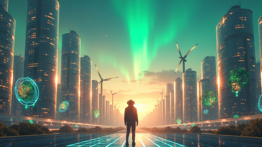 Visualización de redes inteligentes, un ejemplo de avances tecnológicos en energía renovable