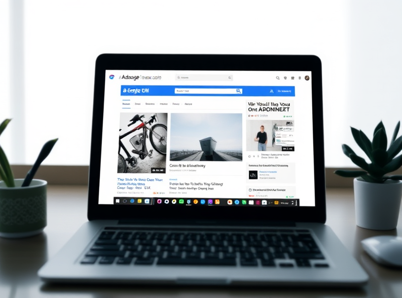 An image of AdSense ads lazily loading and causing layout disruptions on a webpage, depicting the impact of load time on revenue optimization.